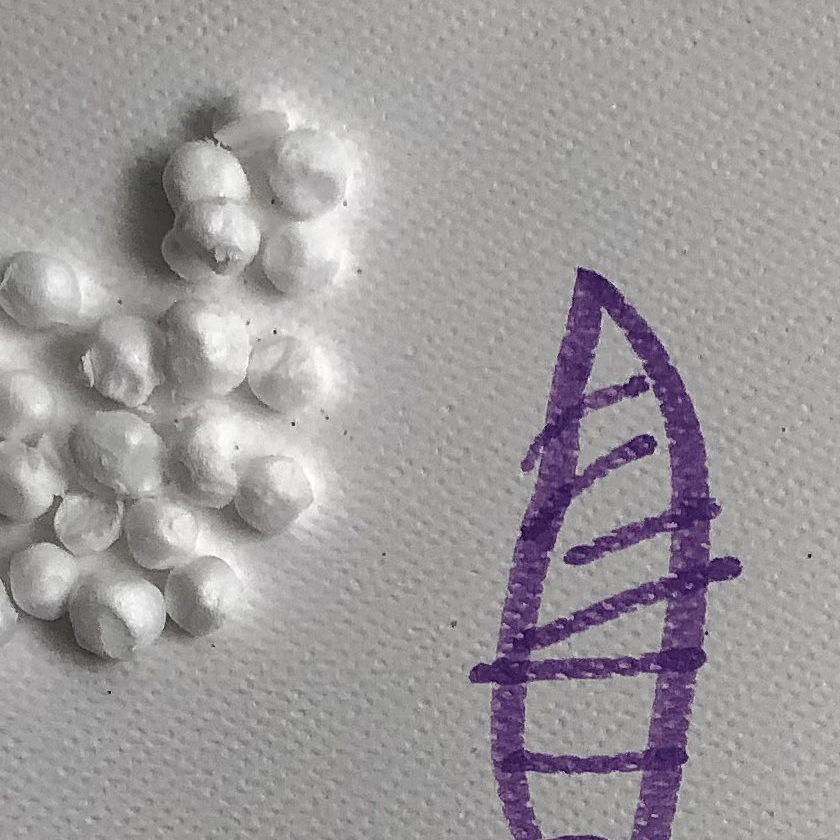 un unicórnio na neve